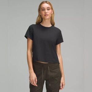 Lululemon Classic-Fit Cotton-Blend T-Shirt Black